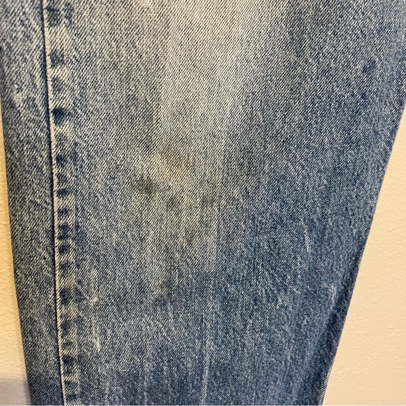 VINTAGE LEVI'S 505 ORANGE TAB DENIM BLUE JEANS MENS SIZE 40x30 1996 - Picture 8 of 9